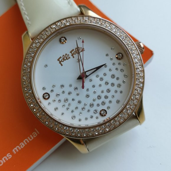 folli follie watch with crystal stone details - Picture 2 of 4
